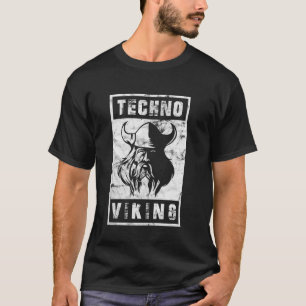 Germanic Techno Viking Northmen Cool Techno Deutsc T-Shirt