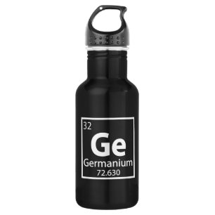 Germanium - Deutsche Wissenschaftszeittabelle Edelstahlflasche