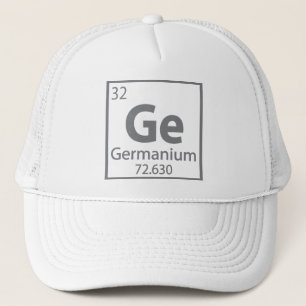 Germanium - Deutsche Wissenschaftszeittabelle Truckerkappe