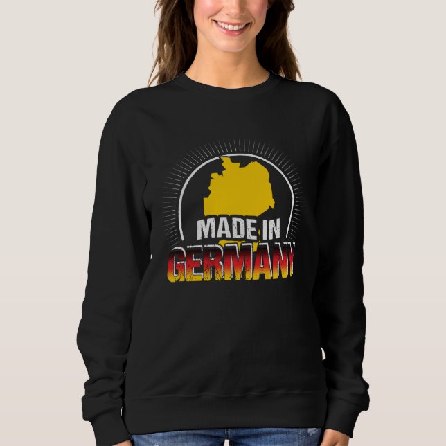 Germany country flag German cultural heritage fami Sweatshirt (Vorderseite)