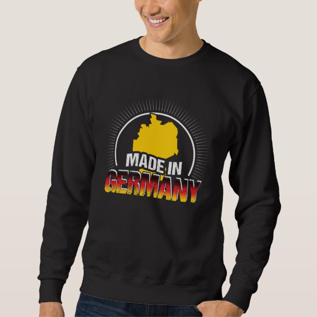 Germany country flag German cultural heritage fami Sweatshirt (Vorderseite)