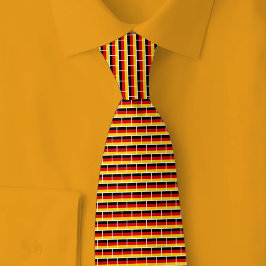 Germany Flag Brick Pattern Krawatte