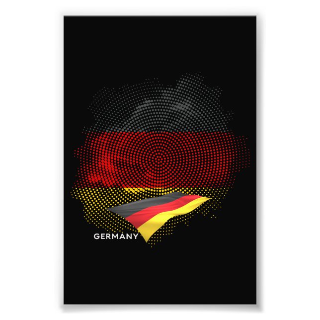 Germany flag fotodruck (Vorne)