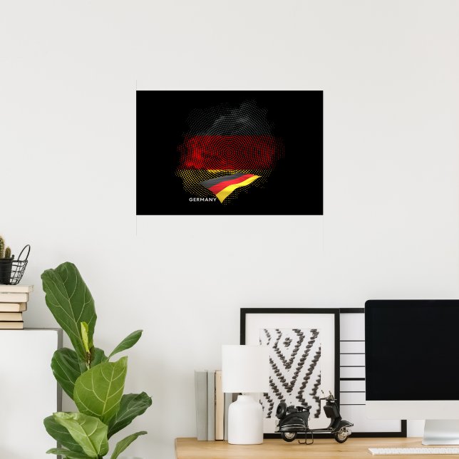 Germany flag poster (Heimbüro)