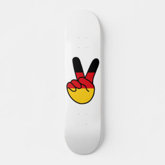 Germany Flag V Sign Skateboard