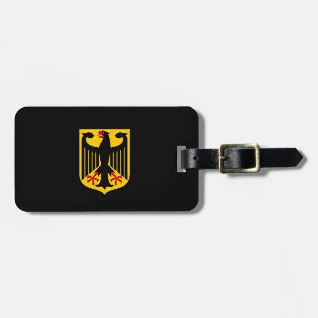 Germany Luggage Tag Gepäckanhänger (Vorderseite horizontal)