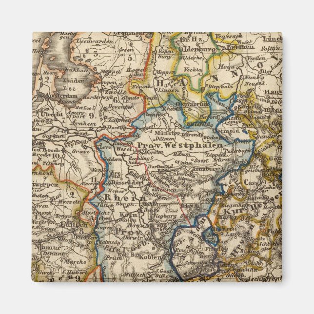 Germany, Netherlands, and Belgium Magnet (Vorne)