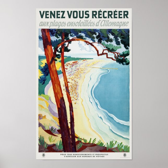 Germany Vintage Travel Poster 1935 (Vorne)