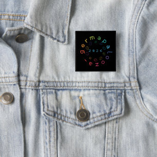 Germapalooza 26 Pin - 2-Zoll-Quadrat Button