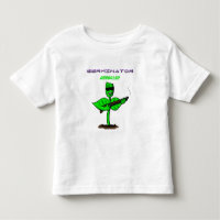 Germinator Cyborg Pflanze lustiger Cartoon