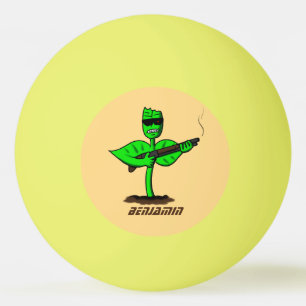 Germinator Cyborg Pflanze lustiger Cartoon Tischtennisball