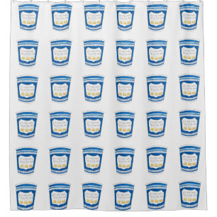 Gerne servieren wir Ihnen griechischen Kaffee-Cup Duschvorhang