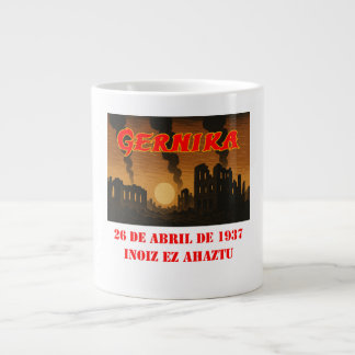 Gernika - Vergessen Sie nie Jumbo-Tasse