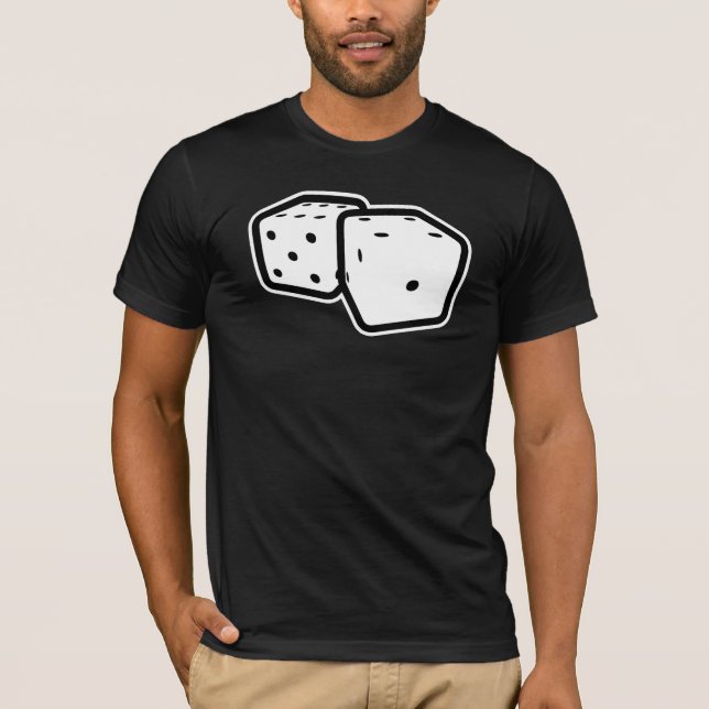 Gerollter Würfel-T - Shirt (Vorderseite)