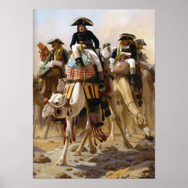 Gérôme - Bonaparte in Ägypten Poster (Vorne)