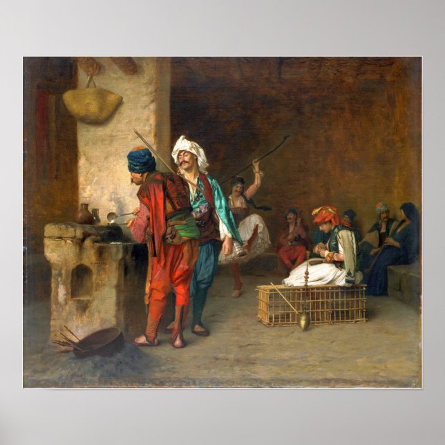 Gérôme - Cafe House Kairo (Casting Bullets) Poster (Vorne)