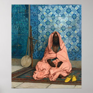 Gérôme - Der schwarze Barde 1888 Poster