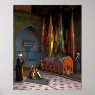 Gérôme - Der Sentinel am Grab des Sultans Poster