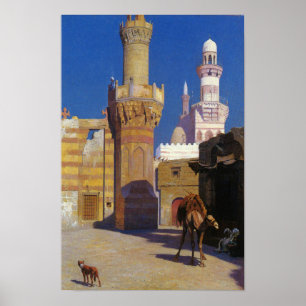 Gérôme - Ein heißer Tag in Kairo (Vorderseite der  Poster