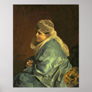 Gérôme - Frau aus Konstantinopel Poster