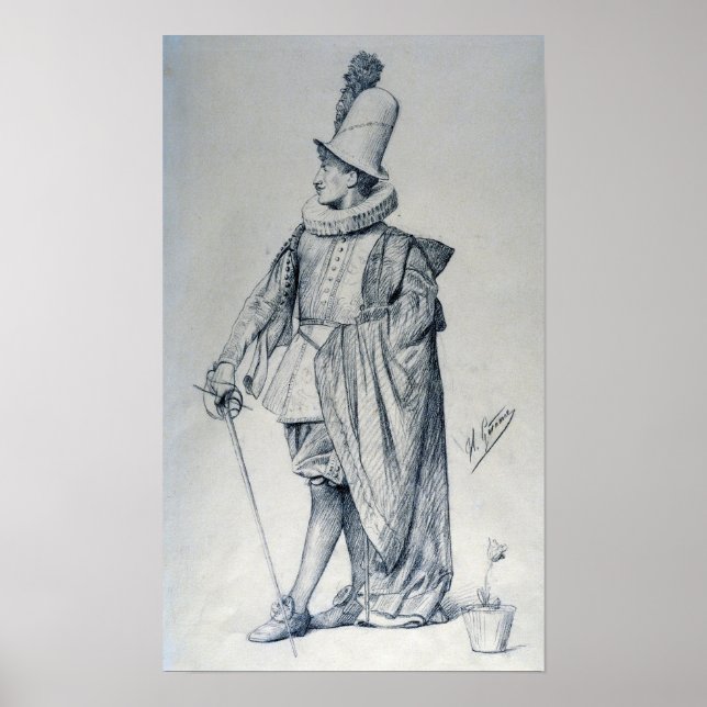 Gérôme - Niederländisch Cavalier Poster (Vorne)