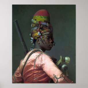 Gérôme - Schwarzer Bashi-Bazouk 1869 Poster