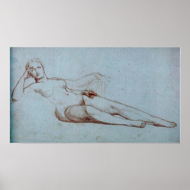 Gérôme - Studie zur Abbildung Frauen Poster (Vorne)