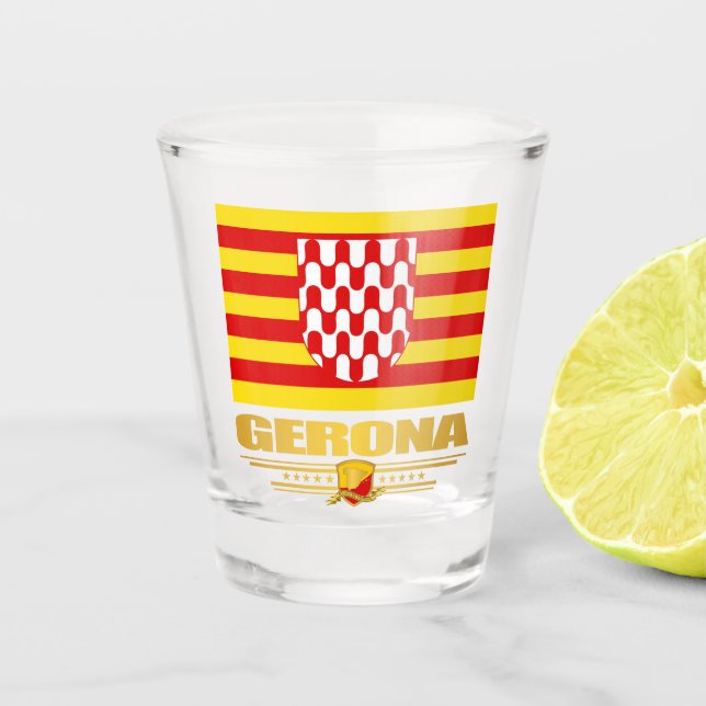 Gerona Schnapsglas (Vorderseite)