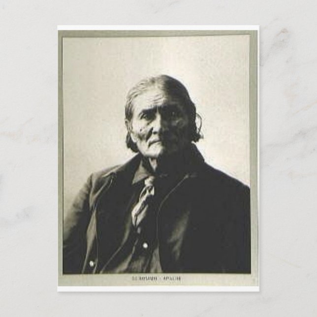 GERONIMO__APACHE POSTKARTE (Vorderseite)