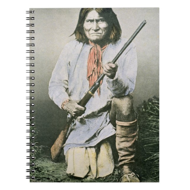 Geronimo (farbiges Foto) Notizblock (Vorderseite)
