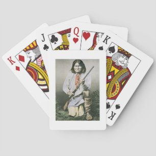Geronimo (farbiges Foto) Spielkarten