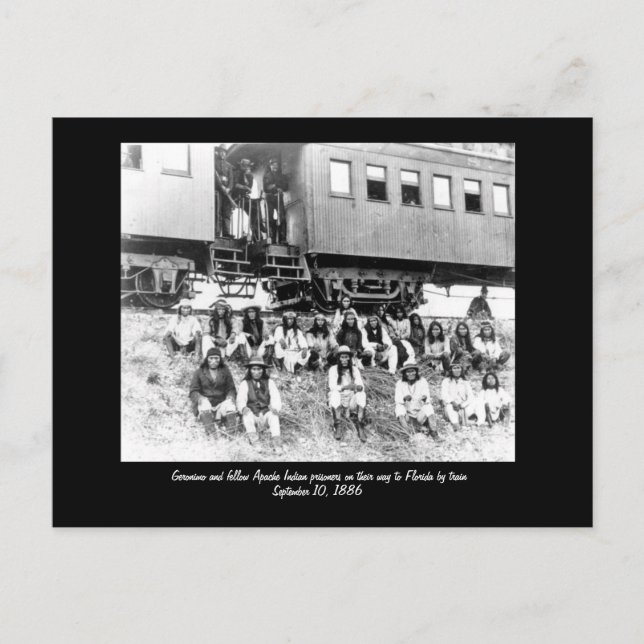 Geronimo, Geronimo und Apache indische Pi... Postkarte (Vorderseite)