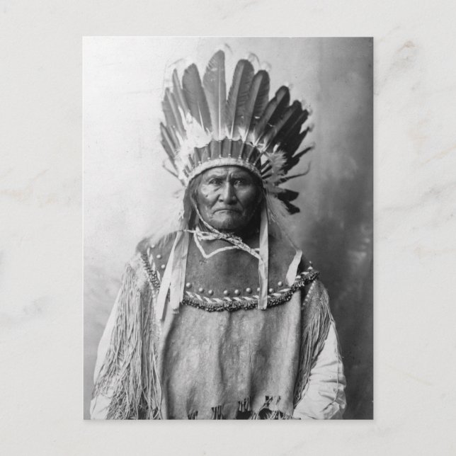 Geronimo im Mai 1907 Postkarte (Vorderseite)
