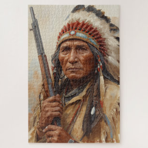 Geronimo Indianerhäuptling Kriegerporträt