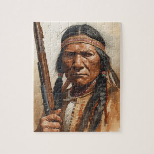 Geronimo Indianischer Häuptling Krieger Portrait