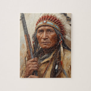 Geronimo Indianischer Häuptling Krieger Portrait