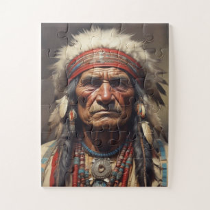 Geronimo Indischer Chefkrieger Portrait