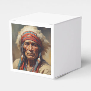 Geronimo Indischer Chefkrieger Portrait Geschenkschachtel