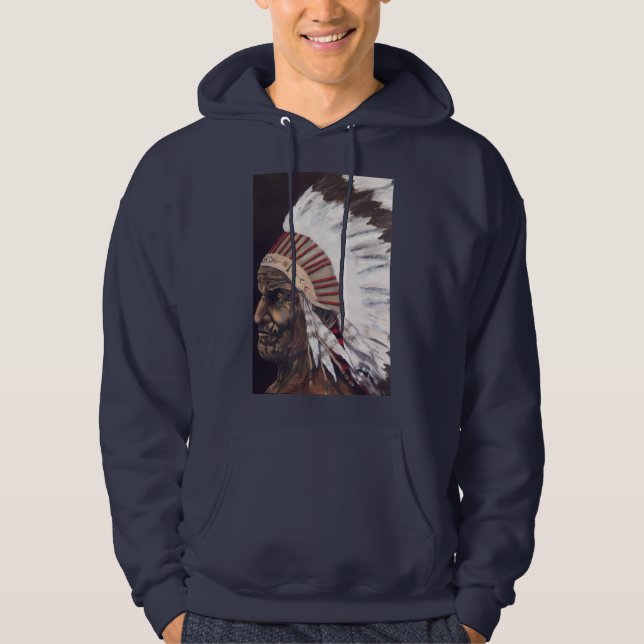 Geronimo (Ruidoso Krieger) Hoodie (Vorderseite)
