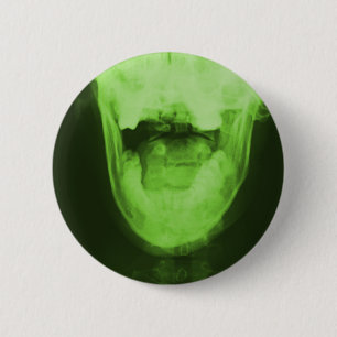 Geröntgte 3 - Radioaktives Grün Button