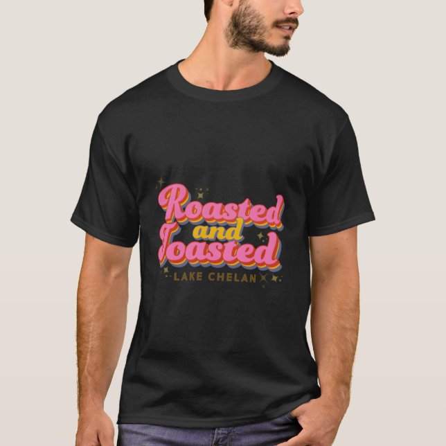 geröstet und geröstet T-Shirt (Vorderseite)
