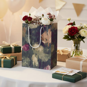 Gerötete Farbtöne Vintag Mittlere Geschenktüte