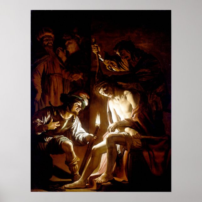 Gerrit van Honthorst Christ Kronen mit Thorns Poster (Vorne)