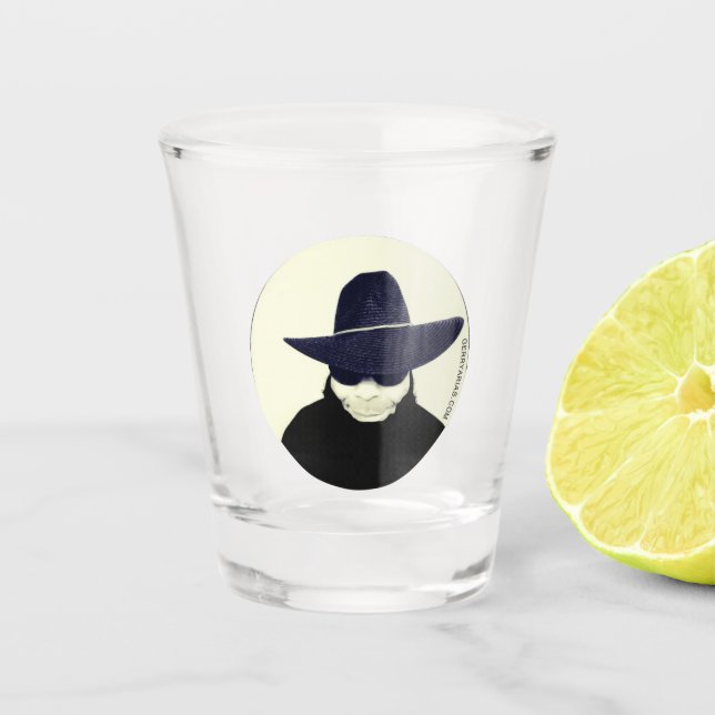 Gerry Arias Shot Glass Schnapsglas (Vorderseite)