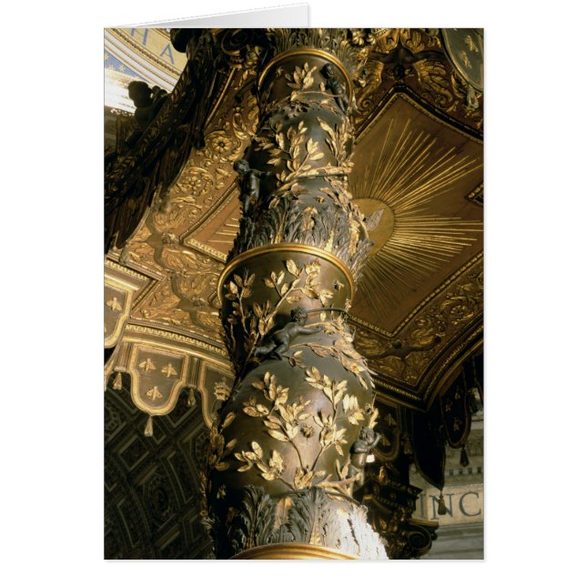 Gerstenzuckerspalte vom Baldacchino (Vorne)