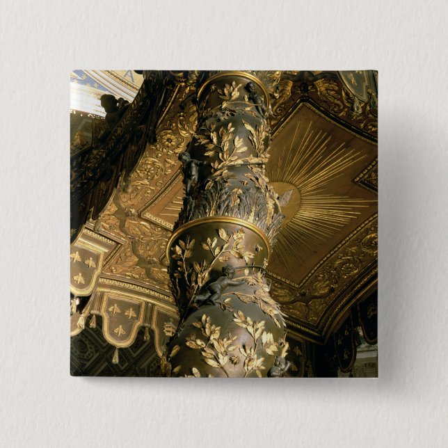 Gerstenzuckerspalte vom Baldacchino Button (Vorderseite)