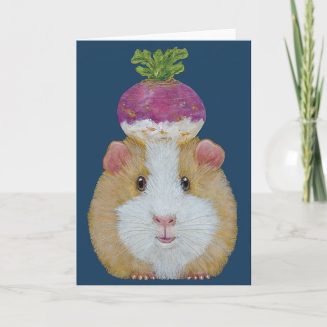 Gertie the guinea pig card karte (Vorderseite)