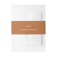 Gertrude Burnt Orange Classic Elegant Wedding