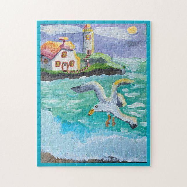 Gertrude Gull und der Leuchtturm  (Vertikal)