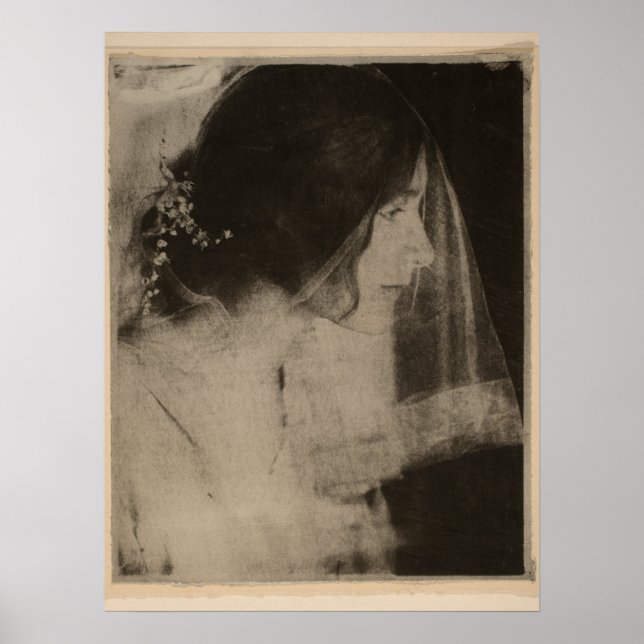Gertrude Käsebier - The Bride, 1902 Poster (Vorne)